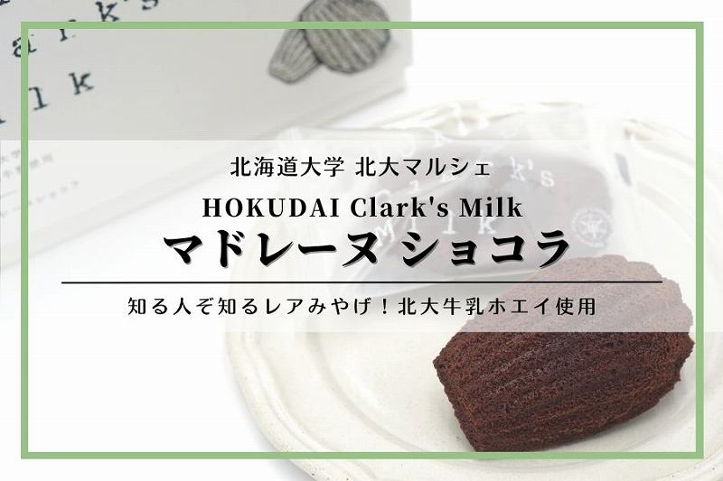 HOKUDAI Clark's Milk マドレーヌ ショコラ／北海道大学・北大マルシェ