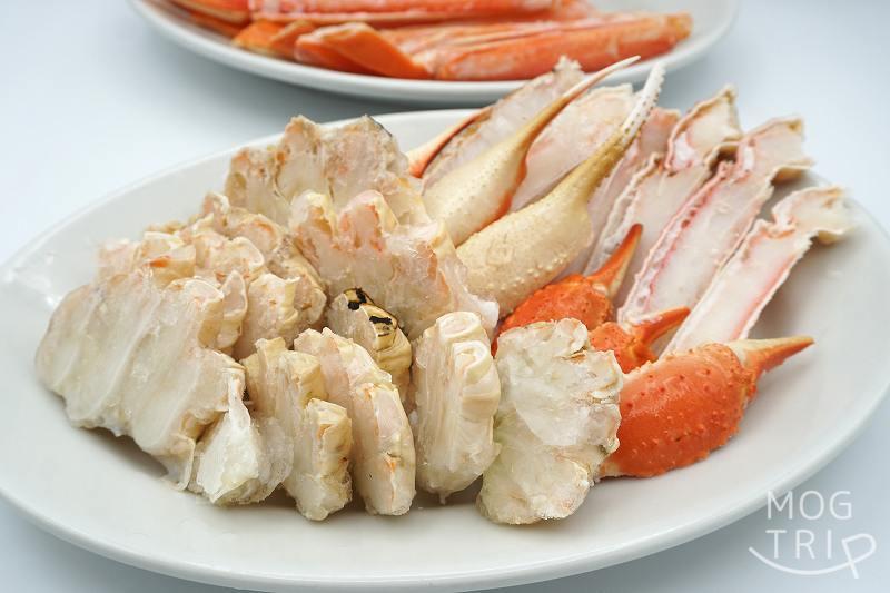 佐藤水産「ボイルずわい蟹」蟹の抱身・爪の部分