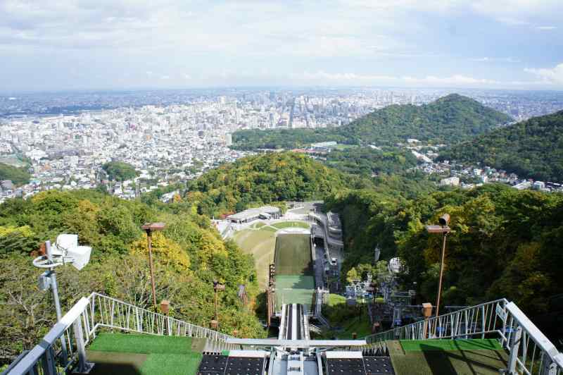 大倉山展望台からの景色