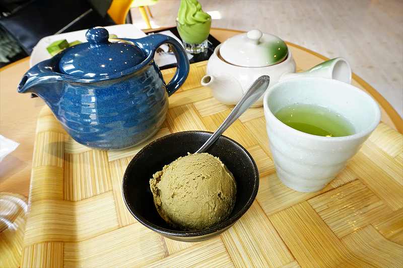 宇治園札幌直営店の緑茶セット