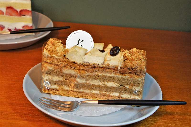 きのとや の ケーキ “カフェミルフィーユ”