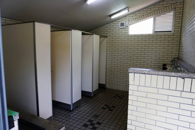 柏木地区レクリエーション施設のトイレ