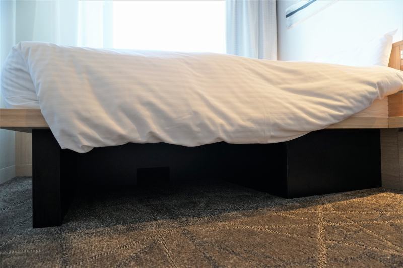 「ベッセルホテルカンパーナすすきの」のベッド