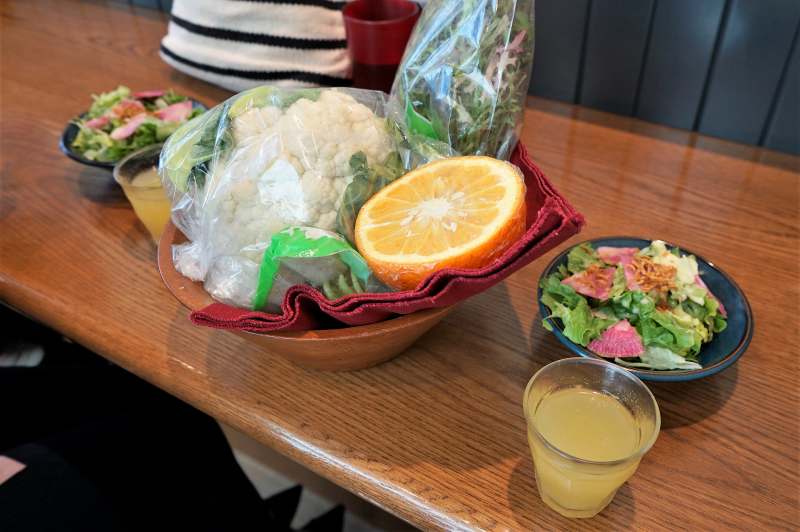山本のハンバーグ　野菜ジュース