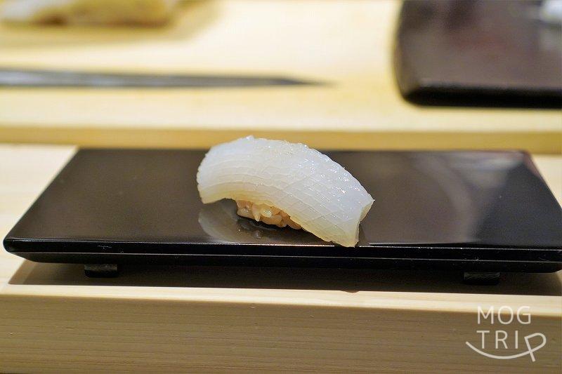 札幌「鮨わたなべ」白いかのお寿司