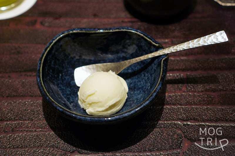 札幌「鮨わたなべ」アイスクリーム