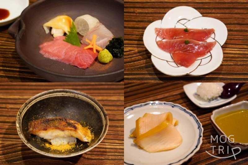 旭川「鮨みなと」のコースの海鮮一品料理